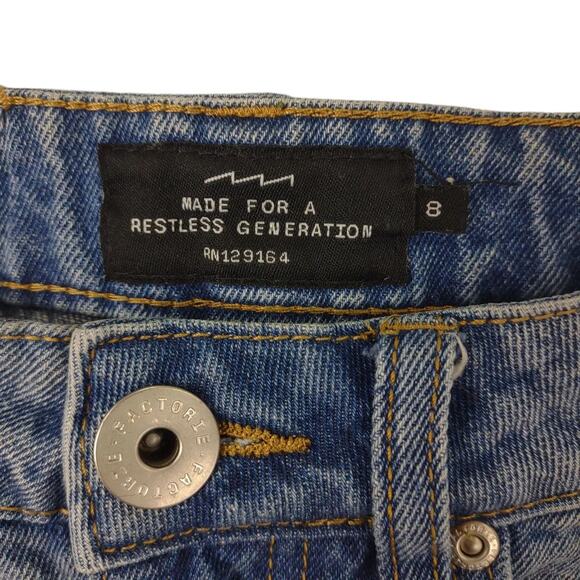 Made For A Restless Generation Factorie Australia 26" Denim Jean Mini Skirt - Picture 3 of 6